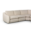 Verano Crawford Power Recliner 5-Piece Sectional Sofa - Antigo Natural