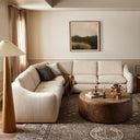 Verano Crawford Power Recliner 5-Piece Sectional Sofa - Antigo Natural