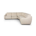 Verano Crawford Power Recliner 5-Piece Sectional Sofa - Antigo Natural