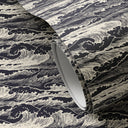 Wavebreak Wallpaper by Getty Images - Wavebreak Black I 52X132