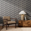Crestwave Wallpaper by Getty Images - Wavebreak Black I 52X132