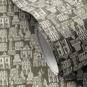 Cosmopolis Wallpaper by Getty Images - Cosmopolis Olive I Swatch - 12X8