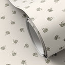 Aria Small Floral Wallpaper by Gold Rush Art Co - Small Floral Olive II Swatch - 12X8