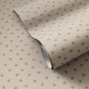 Aria Small Floral Wallpaper by Gold Rush Art Co - Small Floral Taupe II Swatch - 12X8