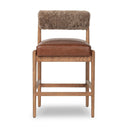 Verano Jazelle Stool - Counter Taupe Shearling