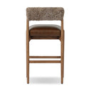 Veritas Jazelle Stool - Bar Taupe Shearling