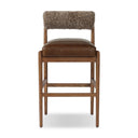 Verano Jazelle Stool - Bar Taupe Shearling