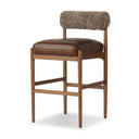 Verano Jazelle Stool - Bar Taupe Shearling
