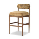 Verano Jazelle Stool - Bar Balkan Ochre