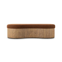 Seraphine Celeste Accent Bench - Crypton Wayfarer Sienna