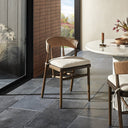 Luxe Buxton Dining Chair - Drifted Oak Savile Flax