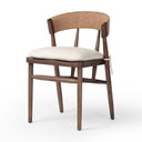 Luxe Buxton Dining Chair - Drifted Oak Savile Flax