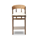 Evermore Buxton Bar Counter Stool - Counter Drifted Oak Savile Flax