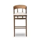 Evermore Buxton Bar Counter Stool - Bar Drifted Oak Savile Flax
