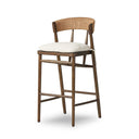 Evermore Buxton Bar Counter Stool - Bar Drifted Oak Savile Flax