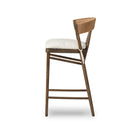 Evermore Buxton Bar Counter Stool - Bar Drifted Oak Savile Flax