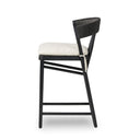 Cortina Buxton Bar Counter Stool - Counter Black Oak Savile Flax