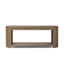 Veridian Farrow Console Table - Drifted Oak