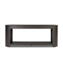 Veridian Farrow Console Table - Smoked Black