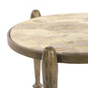 Aveline Ruthie End Table - Fossil Marble