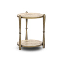Aveline Ruthie End Table - Fossil Marble