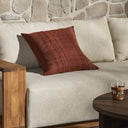 Veranda Outdoor Pillow - Cover Insert Kana Rust