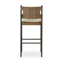 Luxe Miller Outdoor Woven Bar Counter Stool - Bar