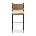Luxe Miller Outdoor Woven Bar Counter Stool - Bar