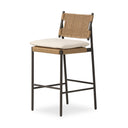 Luxe Miller Outdoor Woven Bar Counter Stool - Bar