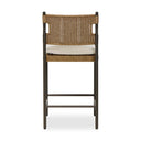 Luxe Miller Outdoor Woven Bar Counter Stool - Counter