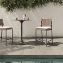 Luxe Miller Outdoor Woven Bar Counter Stool - Counter
