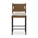 Luxe Miller Outdoor Woven Bar Counter Stool - Counter