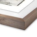 Veridian Collection Big Sur - Morning Contrasts by Platinum Revival - 24X19 Rustic Walnut Framed Paper