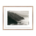 Veridian Collection Big Sur - Morning Contrasts by Platinum Revival - 24X19 Rustic Walnut Framed Paper