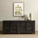 Verity by Shaina Page - Meadow Rue 2 - 24X32 Rustic Walnut Framed Canvas