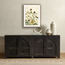 Verity by Shaina Page - Meadow Rue 2 - 24X32 Rustic Walnut Framed Paper