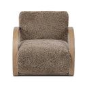 Vesper Burke Chair - Taupe Shearling
