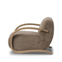 Vesper Burke Chair - Taupe Shearling