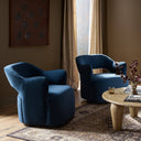 Solara Blythe Swivel Chair - Henry Navy