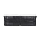 Solara Outdoor Sofa-97 - Faux Black Hyacinth