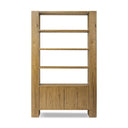 Camden Fisher Bookcase - Rustic Amber Oak Veneer