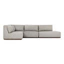 Luxe Adler Outdoor 4 Piece Sectional - Left Bumper Chaise