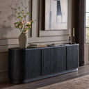 Verity Delphi Media Console - Cerused Black Oak