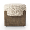 Verano Kirby Accent Stool - Solema Cream