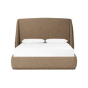 Verity Maeve Bed - Upholstered Bed Queen Laken Taupe