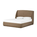 Verity Maeve Bed - Upholstered Bed Queen Laken Taupe