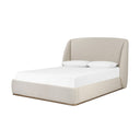 Verity Maeve Bed - Upholstered Bed Queen Cambric Ivory