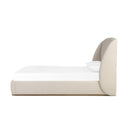 Verity Maeve Bed - Upholstered Bed Queen Cambric Ivory