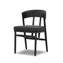 Veridian Outdoor Dining Chair - Stained Black Teak-Fsc