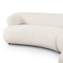 Solara Belen 2-Piece Sectional - Crypton Nomad Snow 159